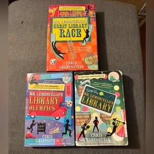 Mr. Lemoncello's Library Book Set by Chris Grabenstein